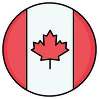 Canada Flag which can easily modify or edit vector