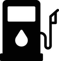 ilustración vectorial de la bomba de gasolina en un fondo. símbolos de calidad premium. iconos vectoriales para el concepto y el diseño gráfico. vector