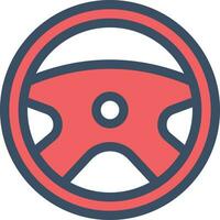 steering vector illustration on a background.Premium quality symbols.vector icons for concept and graphic design.