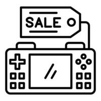 Black Friday Sale Icon Style vector