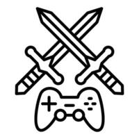 Adventure Game Icon Style vector