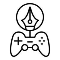 Game Design Icon Style vector