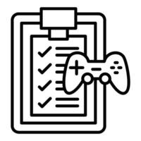 Game Evaluation Icon Style vector