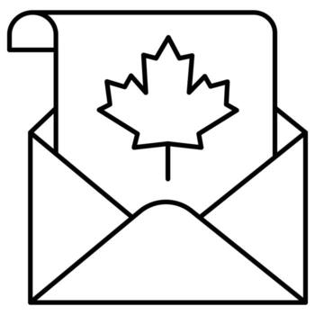 Canada Invitation which can easily modify or edit vector