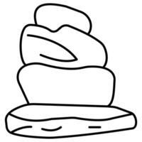 Inukshuk which can easily modify or edit vector