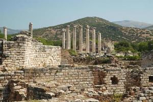 Atrium House in Aphrodisias Ancient City in Aydin, Turkiye photo