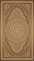 Vector Illustration of Muslim Prayer Fabric