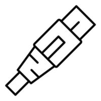 Cable Connector Icon Style vector