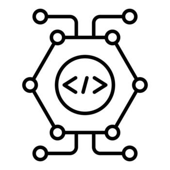 Cell Reprogramming Icon Style vector