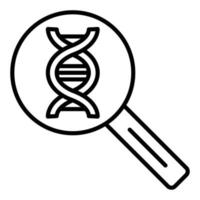 Genetic Finding Icon Style vector