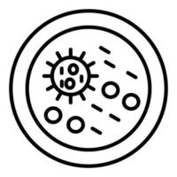 Microorganism Icon Style vector