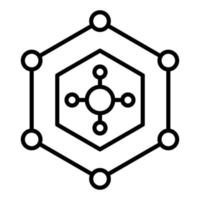 Nanotech Icon Style vector