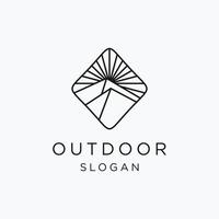 Outdoor logo icon design template vector illustration