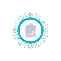 Algorithm. process. scheme. work. workflow Glyph Icon. Vector isolated illustration