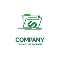 Backdoor. exploit. file. internet. software Flat Business Logo template. Creative Green Brand Name Design. vector