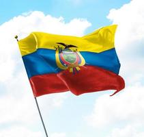 Flag of Equador photo