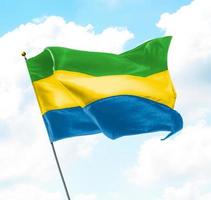 bandera de gabon foto