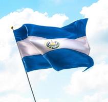 Flag of El Salvador photo