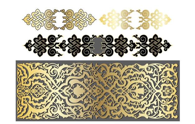 Vector damask vintage baroque scroll ornament swirl. Victorian monogram heraldic shield swirl. Retro floral leaf pattern border foliage antique  acanthus calligraphy engraved tattoo.Tile decor element