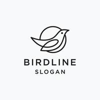 Bird logo icon design template vector illustration