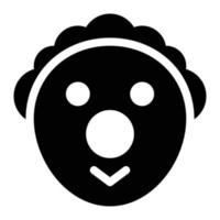 clown vector illustration on a background.Premium quality symbols.vector icons for concept and graphic design.