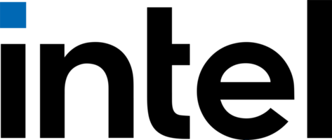 ilustración del icono de la marca Intel. logotipo de la empresa de tecnología superior. png