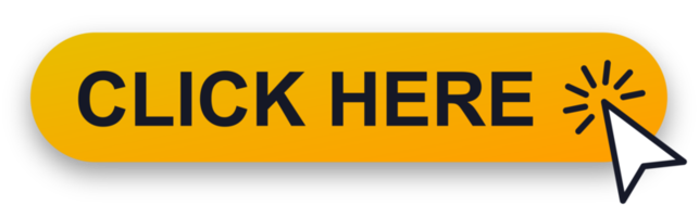 Click here button in yellow colors with pointer clicking. Click here web button illustration. png