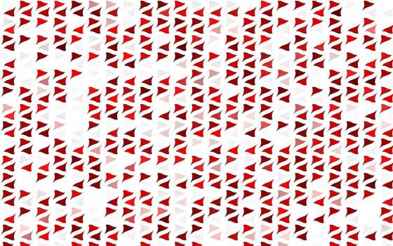 Light Red vector texture in triangular style.