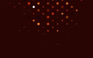 Light Red, Yellow vector background with bubbles.