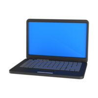 il computer portatile icona 3d png