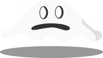 Ghost halloween icon. Horror illustration. png