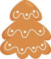 árbol de pan de jengibre de navidad png