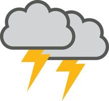 rain and tunder icon vector illustration.