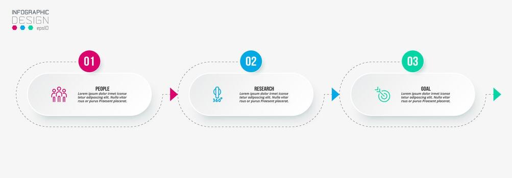 Timeline chart business infographic template. vector