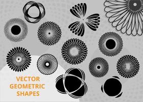 conjunto de diferentes formas lineales inspiradas en el brutalismo, colección de extrañas tramas vectoriales 3d vector