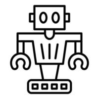 Autonomous Robot Icon Style vector