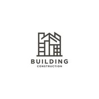 Building logo icon vector image