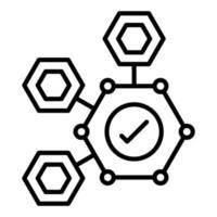 Bioavailability Icon Style vector