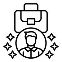 Career Icon Style vector