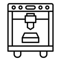 3D Printing Icon Style vector