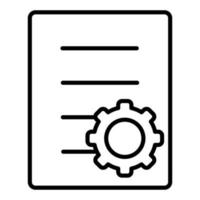Documents Management Icon Style vector