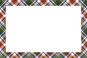 Rectangle borders and Frames vector. Border pattern geometric vintage frame design. Scottish tartan plaid fabric texture. Template for gift card, collage, scrapbook or photo album and portrait. vector