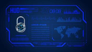 Modern HUD Technology Background vector