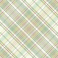 Tartan or plaid vintage color pattern. vector