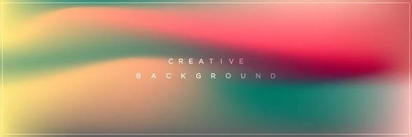 Modern abstract colorful banner gradient background design vector