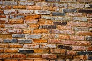 Vintage brick wall texture Background with copy space for text or design photo