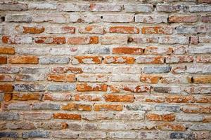 Vintage brick wall texture Background with copy space for text or design photo