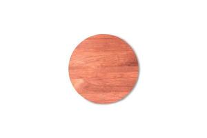 Wooden cutting board  mock up isolated on white background with clipping path for work or design photo