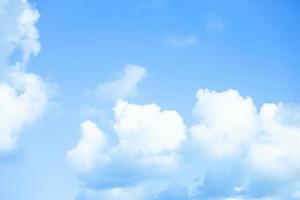 Fresh air with blue sky and clouds background with copy space for wallpaper or banner photo