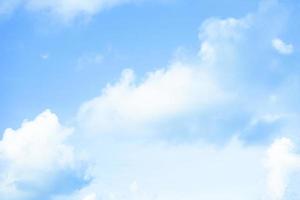 view of wonderful bue sky and clouds background with copy space for wallpaper or banner photo
